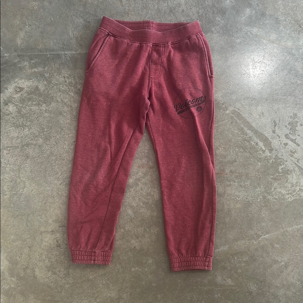 Volcom Kids Red Jogger Pants